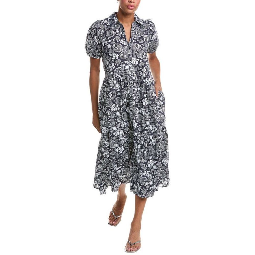 Jude Connally Womens  Lois Shirtdress, Navy